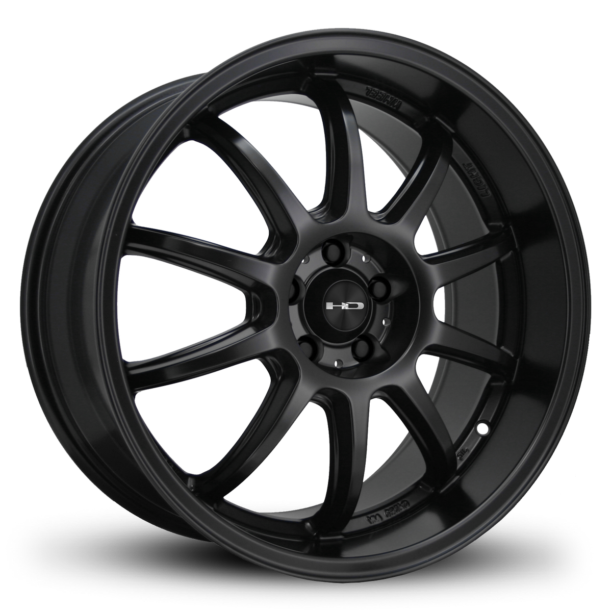 HD Wheels Clutch 20x8.5 +35 5x120mm 74.1mm Satin Black