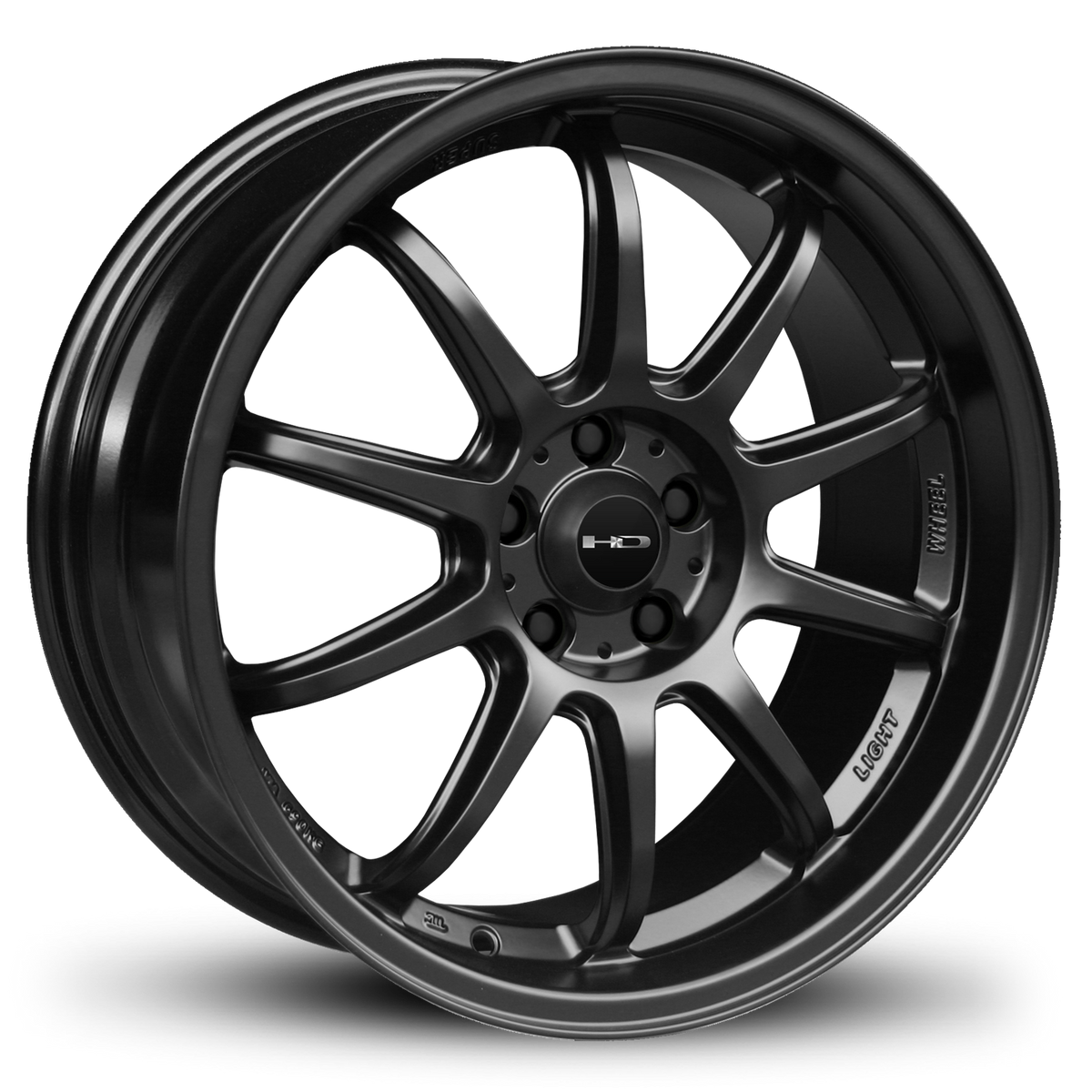 HD Wheels Clutch 18x7.5 +42 5x112mm 73.1mm Satin Black