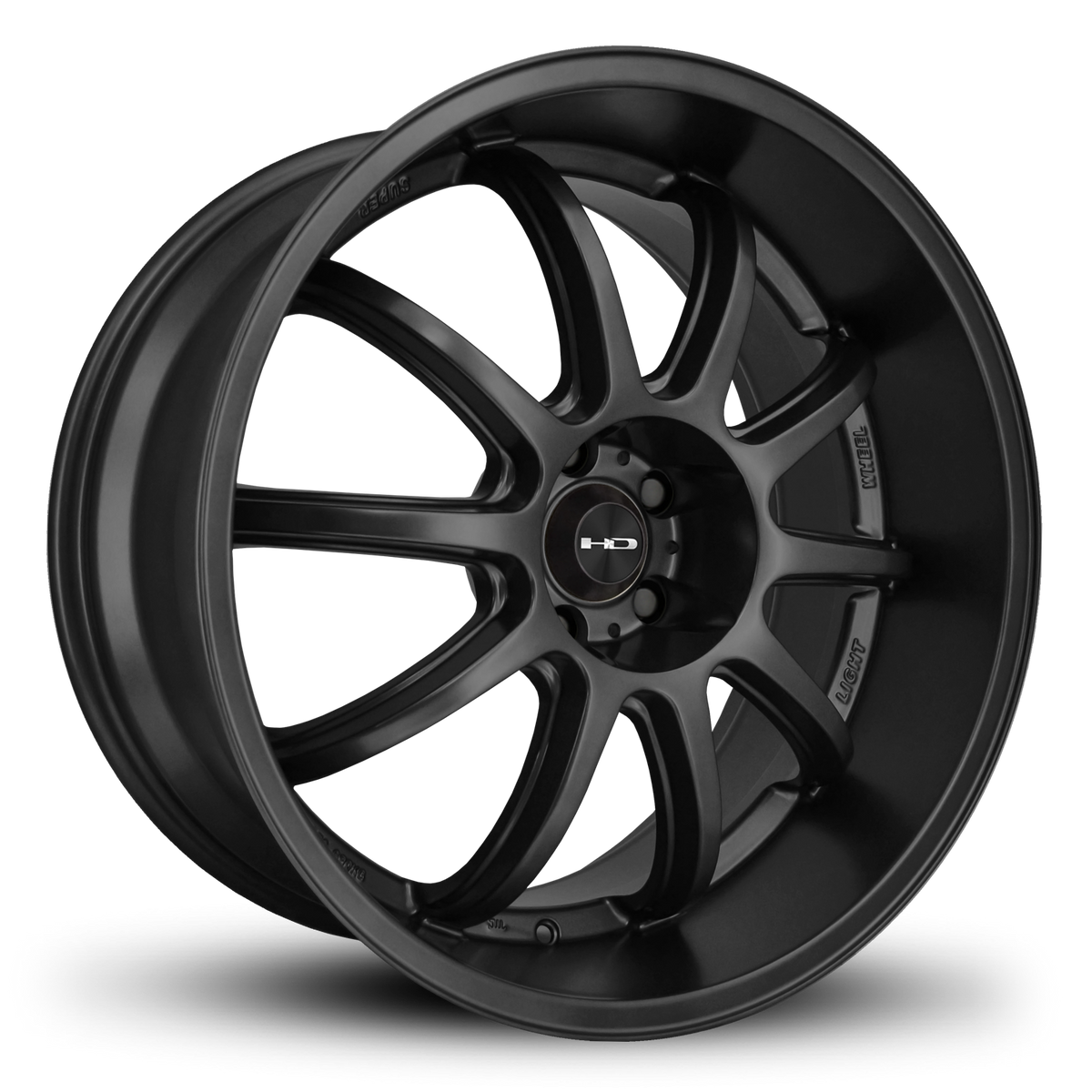 HD Wheels Clutch 20x10 +42 5x114.3mm 73.1mm Satin Black