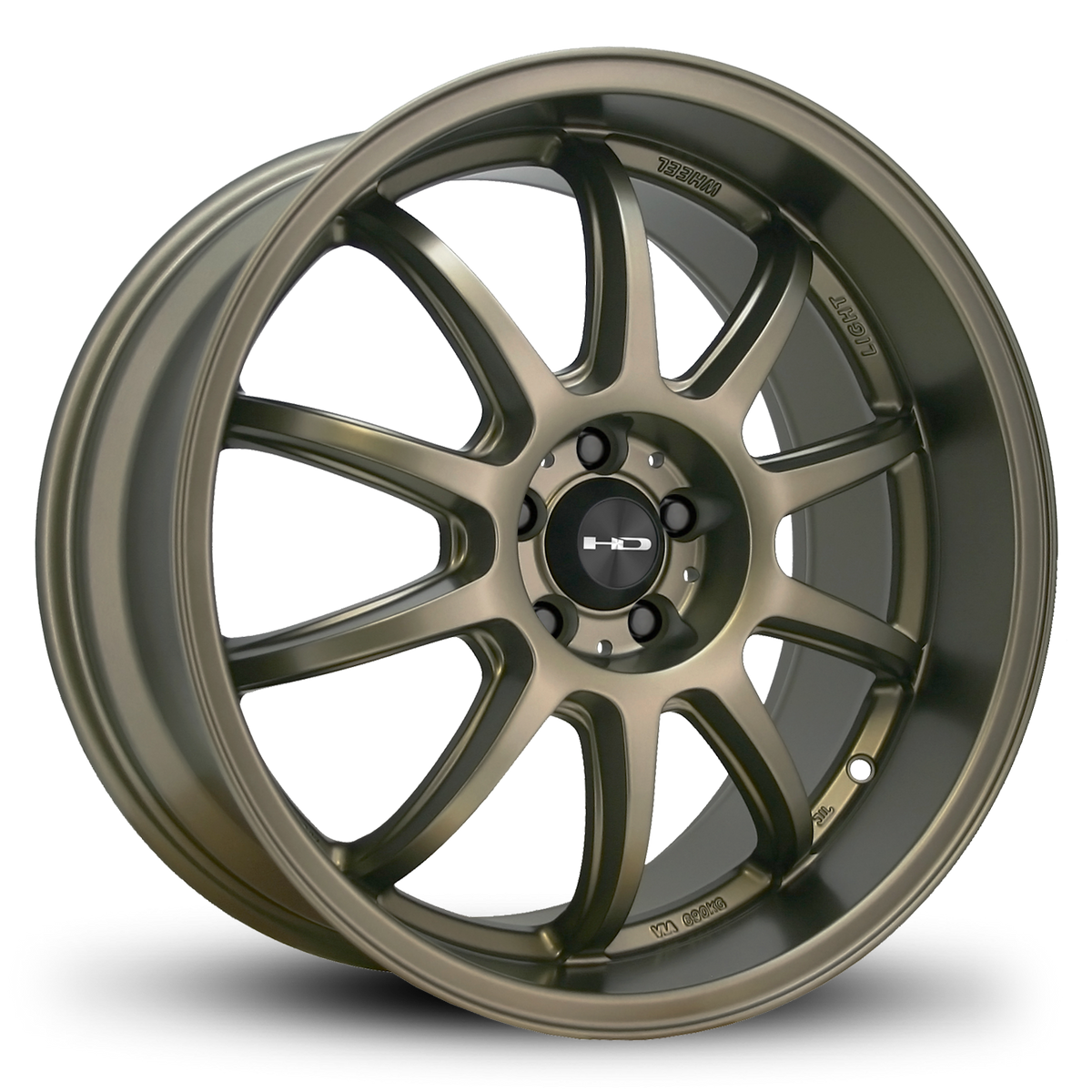 HD Wheels Clutch 18x9 +40 5x120mm 74.1mm Satin Bronze