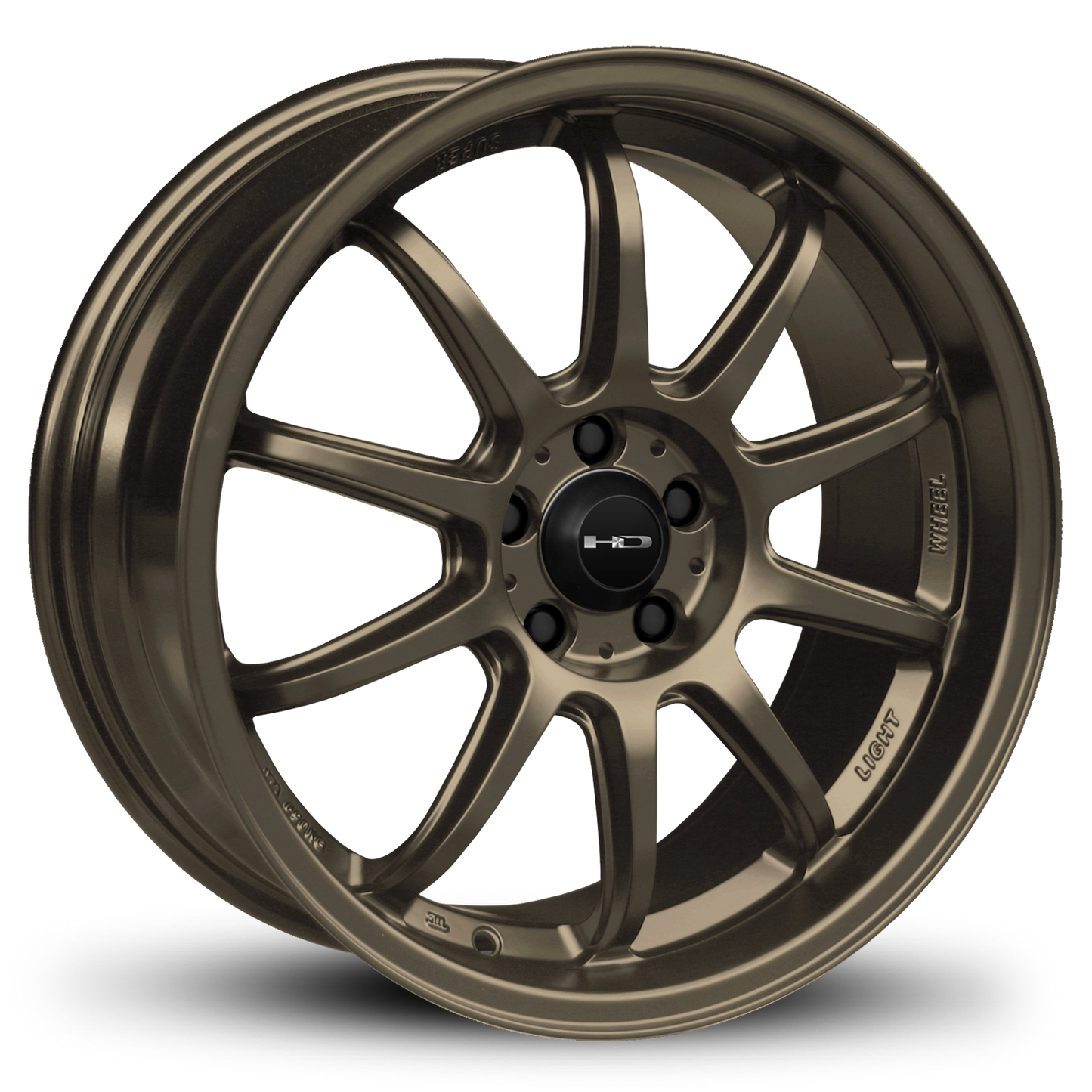HD Wheels Clutch 18x7.5 +20 5x114.3mm 73.1mm Satin Bronze