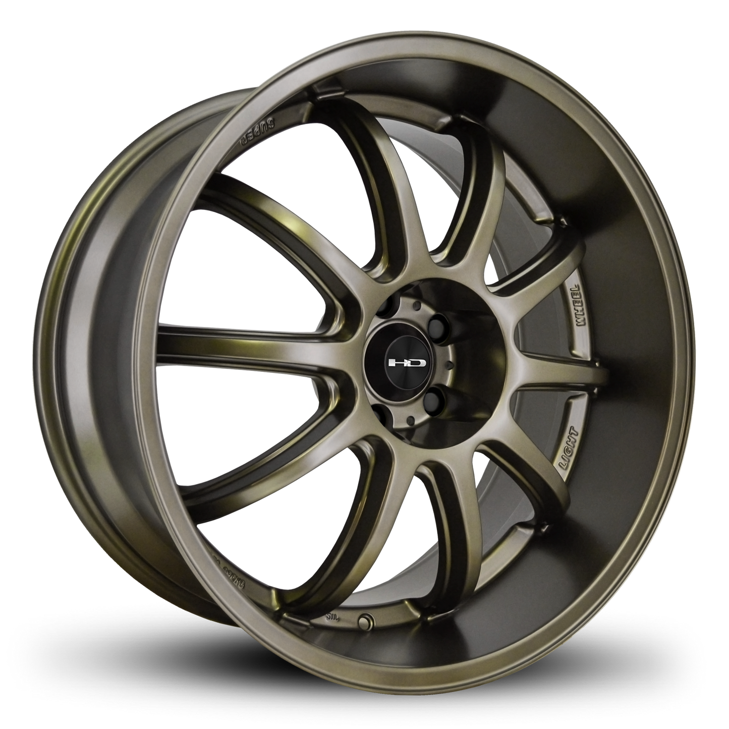 HD Wheels Clutch 20x10 +25 5x114.3mm 73.1mm Satin Bronze