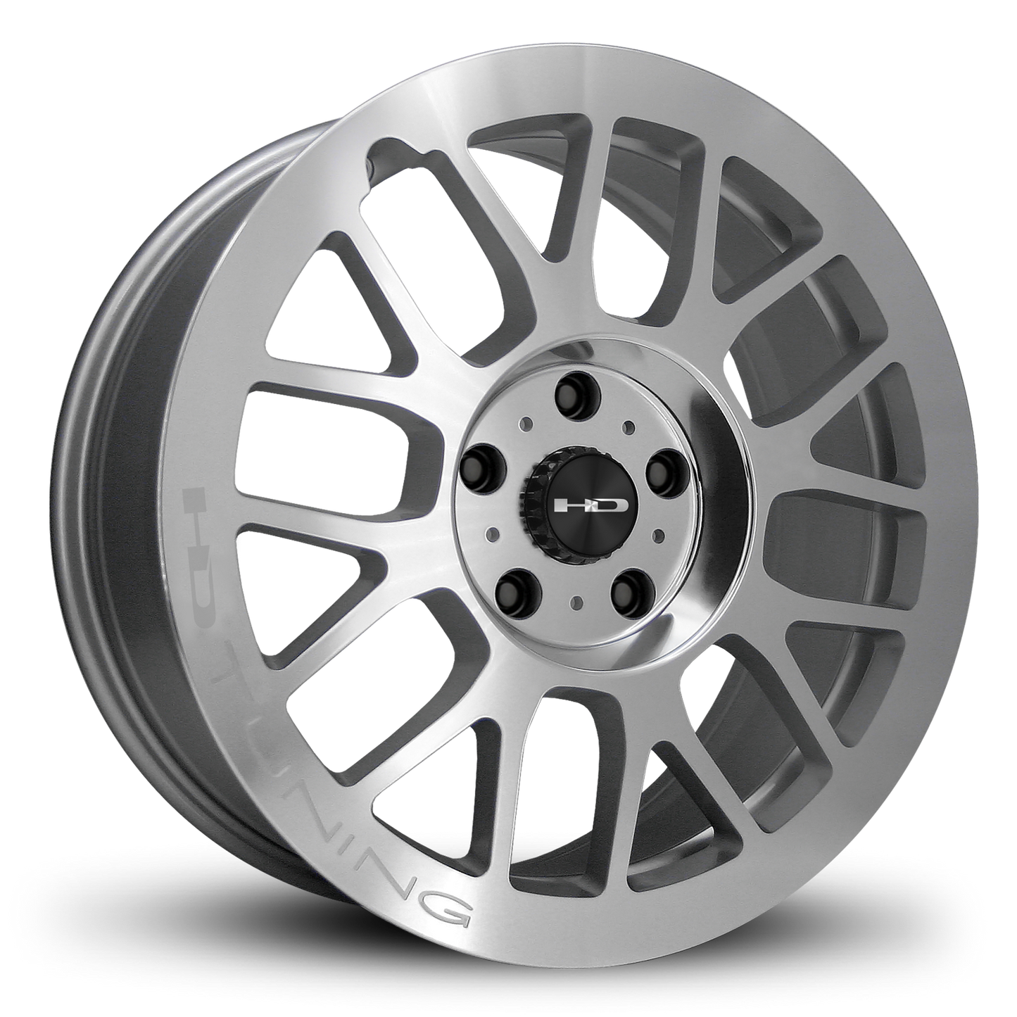 HD Wheels Gear 18x9 +40 5x120mm 72.56mm Gloss Silver/Machined Face