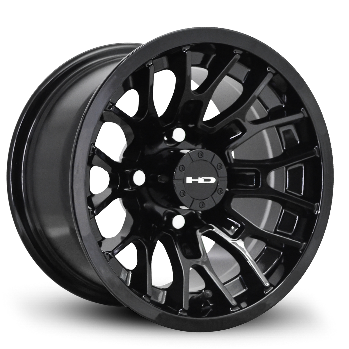 HD Golf RTC 12x7 -14 4x101.6mm 68.2mm Gloss Black