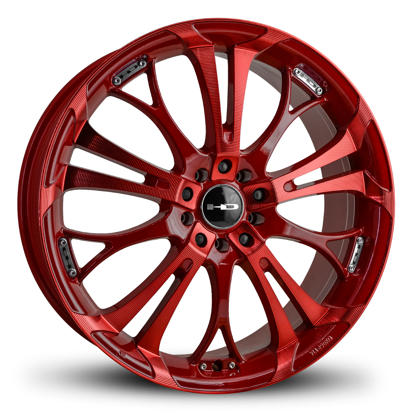 HD Wheels Spinout 22x8.5 +20 5x115/5x120mm 74.1mm Sonic Red