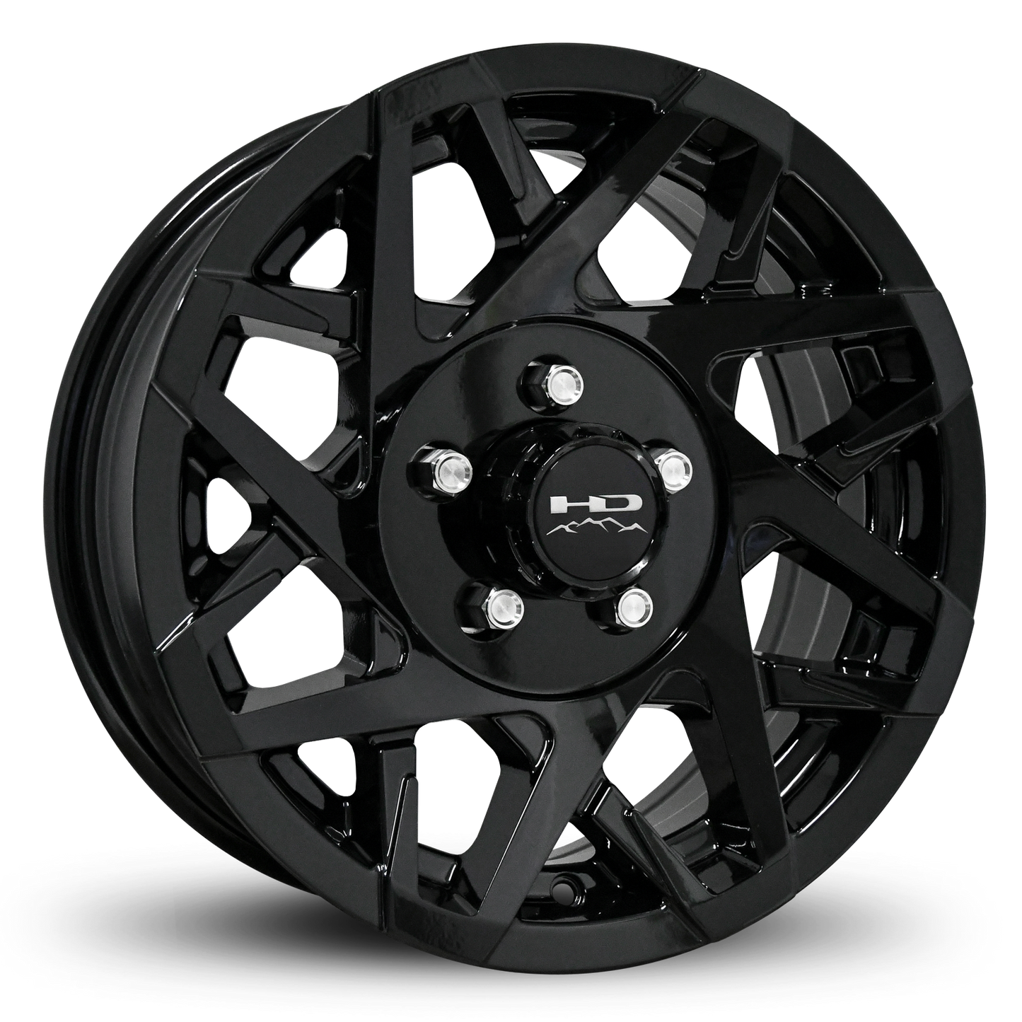 HD Trailer Canyon 14x5.5 +0 5x114.3mm 83mm Gloss Black