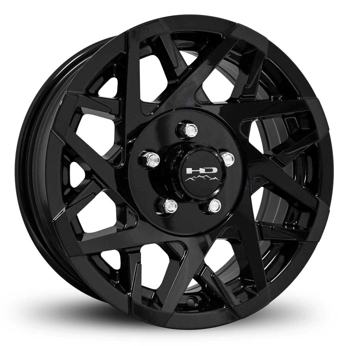 HD Trailer Canyon 15x6 +0 5x114.3mm 83mm Gloss Black