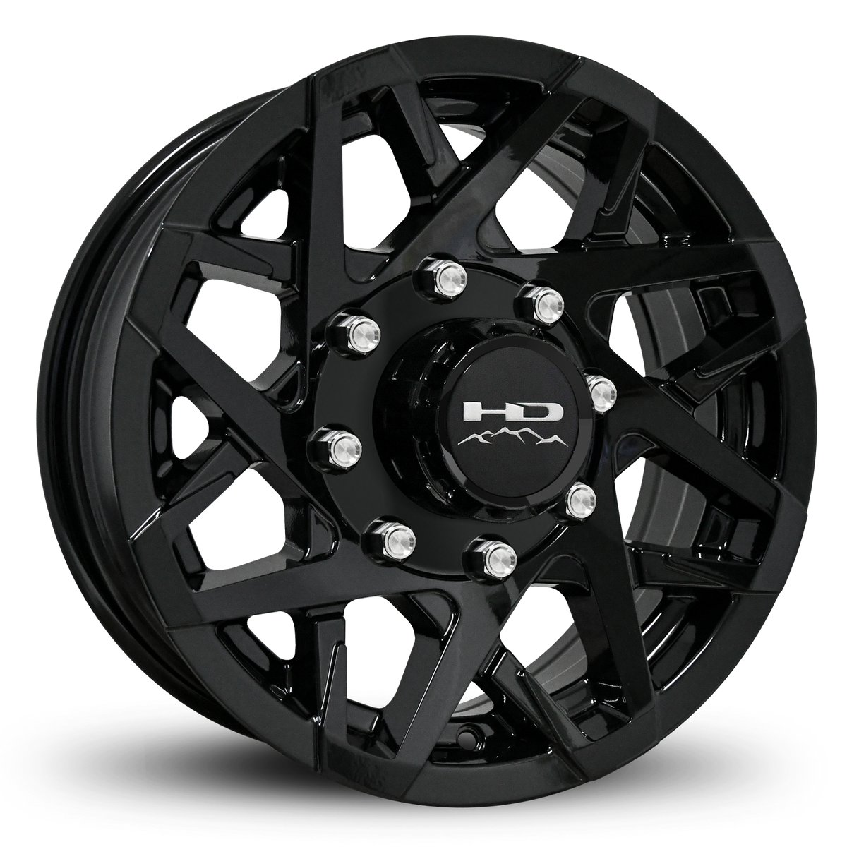 HD Trailer Canyon 16x6 +0 8x165mm 128.6mm Gloss Black