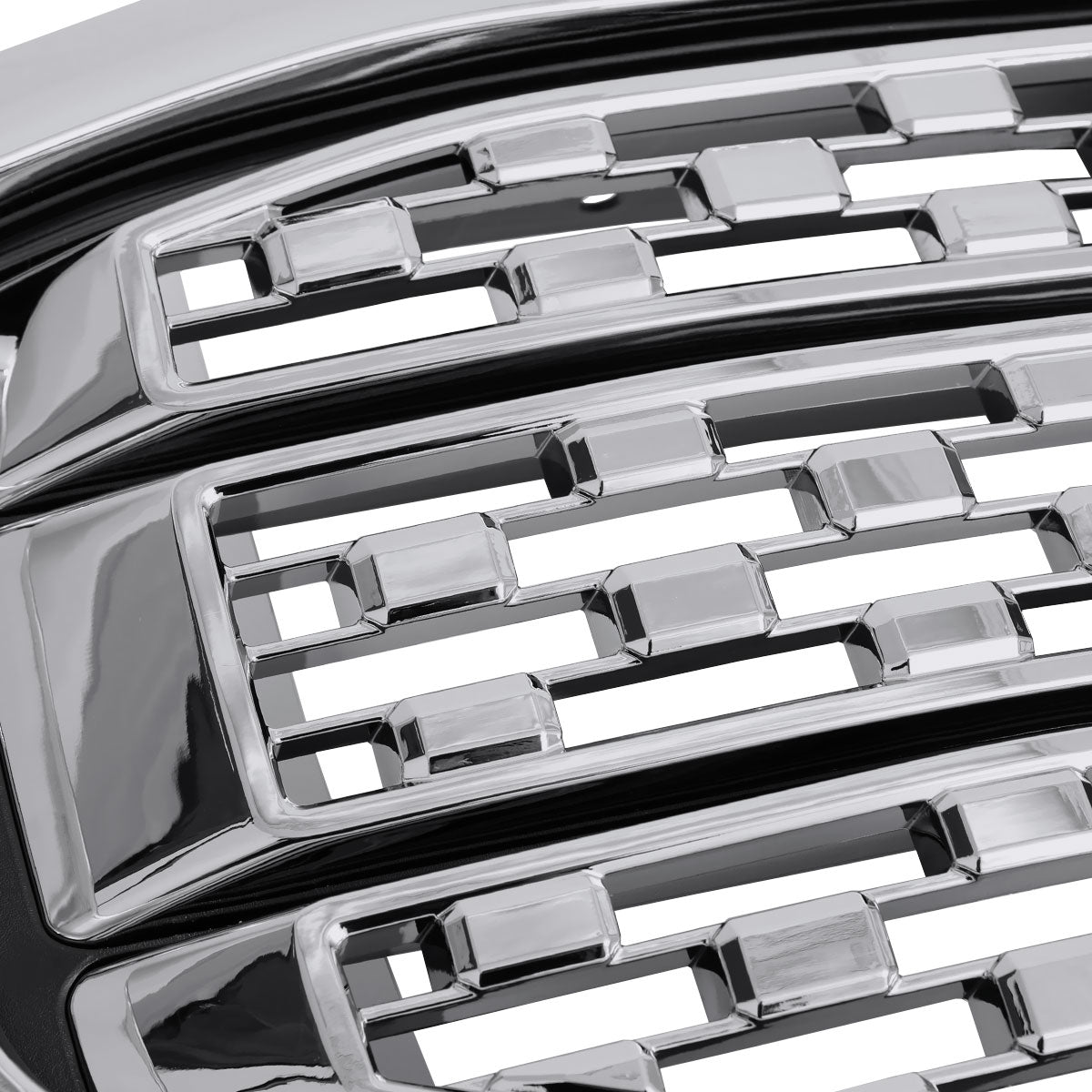 2017-2019 GMC Acadia Chrome Denali Style Mesh Front Upper Hood Grille