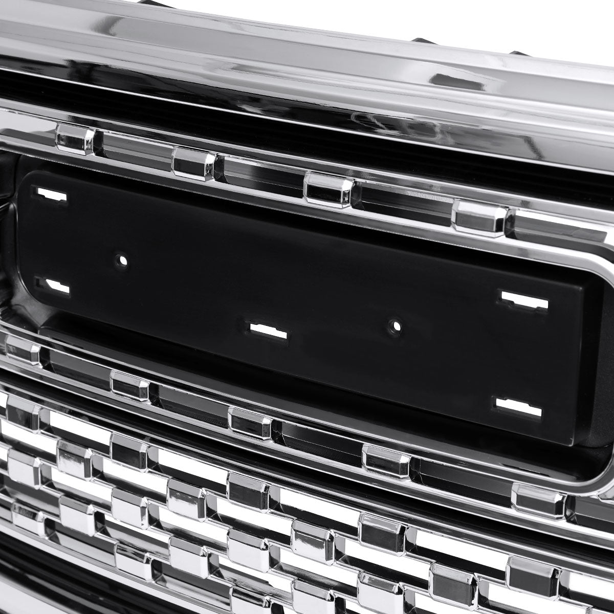 2017-2019 GMC Acadia Chrome Denali Style Mesh Front Upper Hood Grille