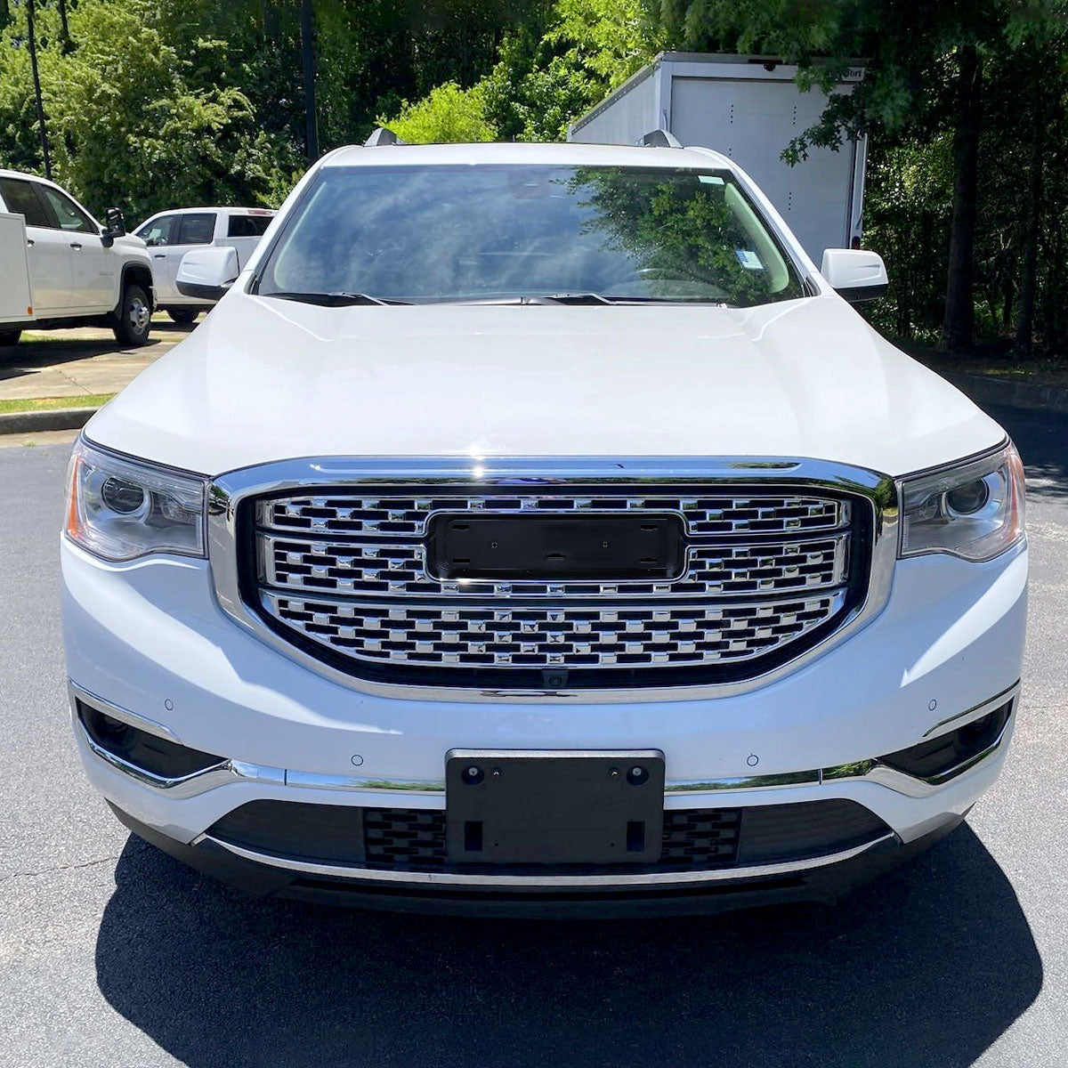 2017-2019 GMC Acadia Chrome Denali Style Mesh Front Upper Hood Grille