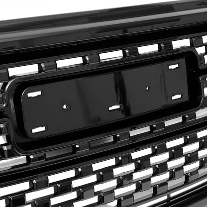 2017-2019 GMC Acadia Glossy Black Denali Style Mesh Front Upper Hood Grille