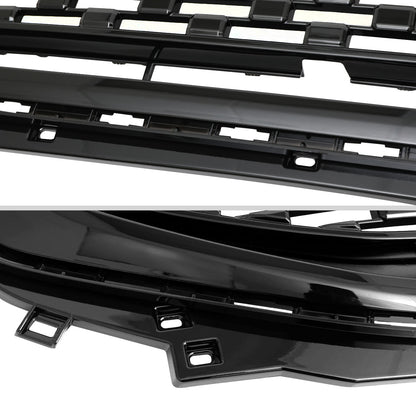 2017-2019 GMC Acadia Glossy Black Denali Style Mesh Front Upper Hood Grille