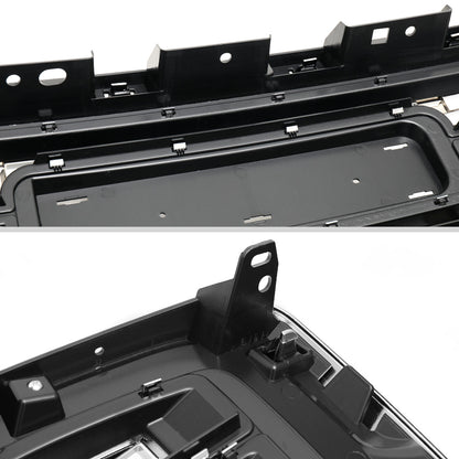 2017-2019 GMC Acadia Glossy Black Denali Style Mesh Front Upper Hood Grille
