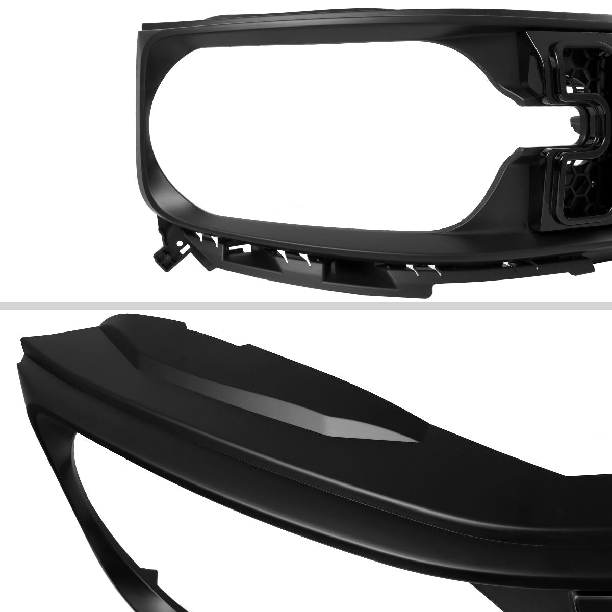 2021-2025 Ford Bronco Sport Glossy Black Mesh Hood Replacement Grille