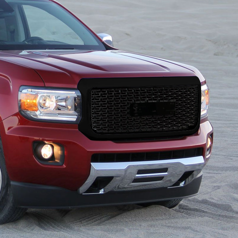 2015-2018 GMC Canyon Black ABS Front Hood Grille