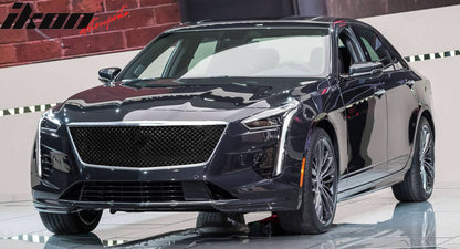 2019-2020 Cadillac CT6 V Style Gloss Black Front Bumper Grille ABS