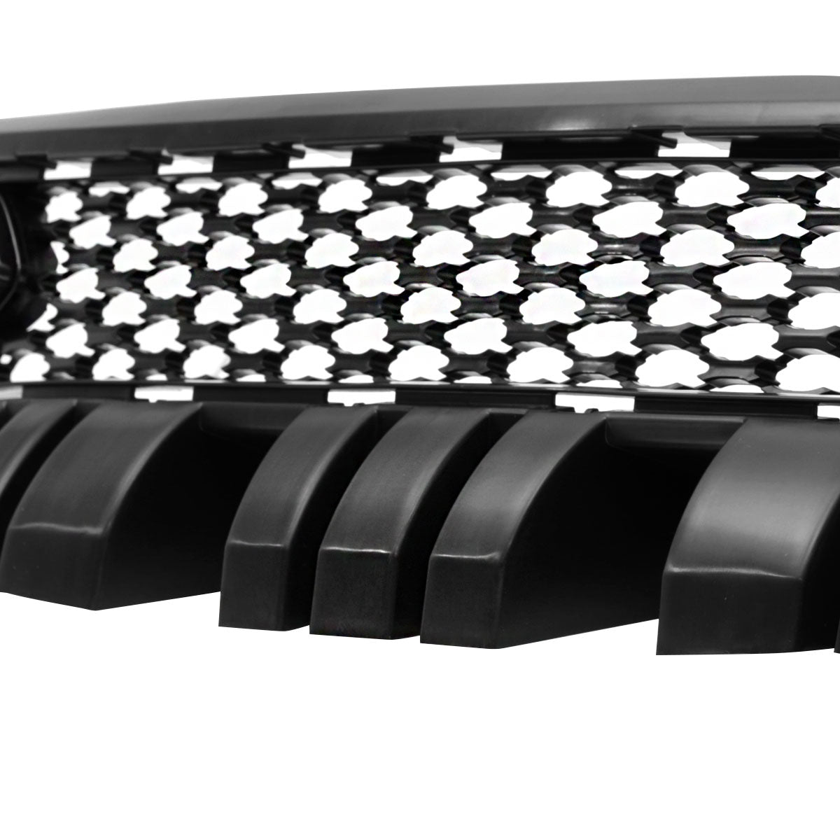 2015-2023 Dodge Charger SRT/RT/GT/Scat Pack Black Dual Snorkel Front Upper Grille