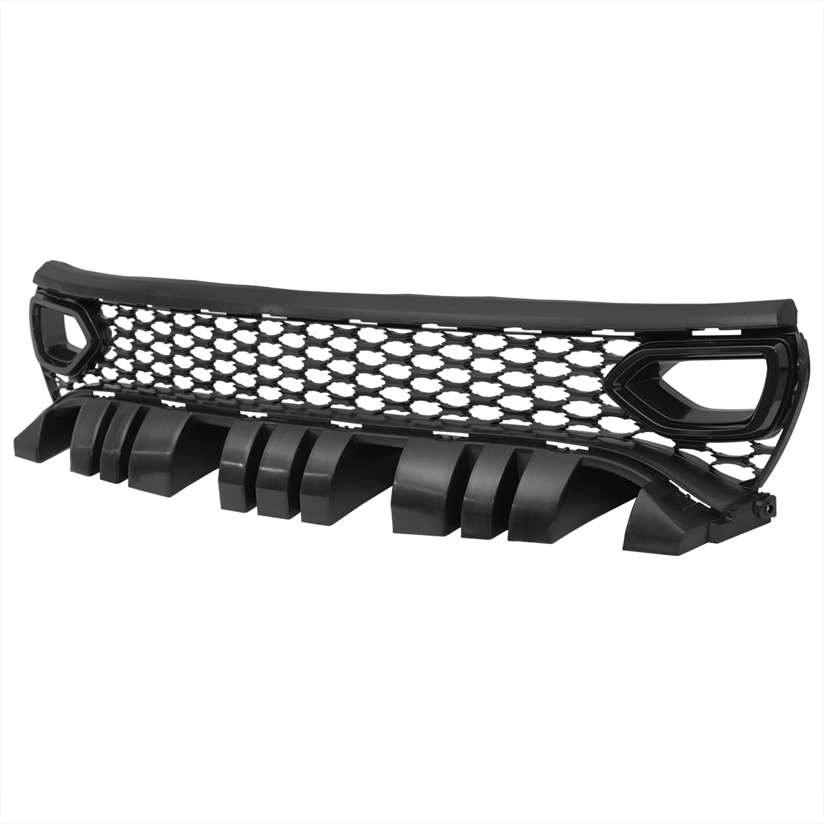 2015-2023 Dodge Charger SRT/RT/GT/Scat Pack Black Dual Snorkel Front Upper Grille