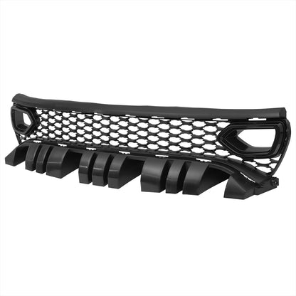 2015-2023 Dodge Charger SRT/RT/GT/Scat Pack Black Dual Snorkel Front Upper Grille