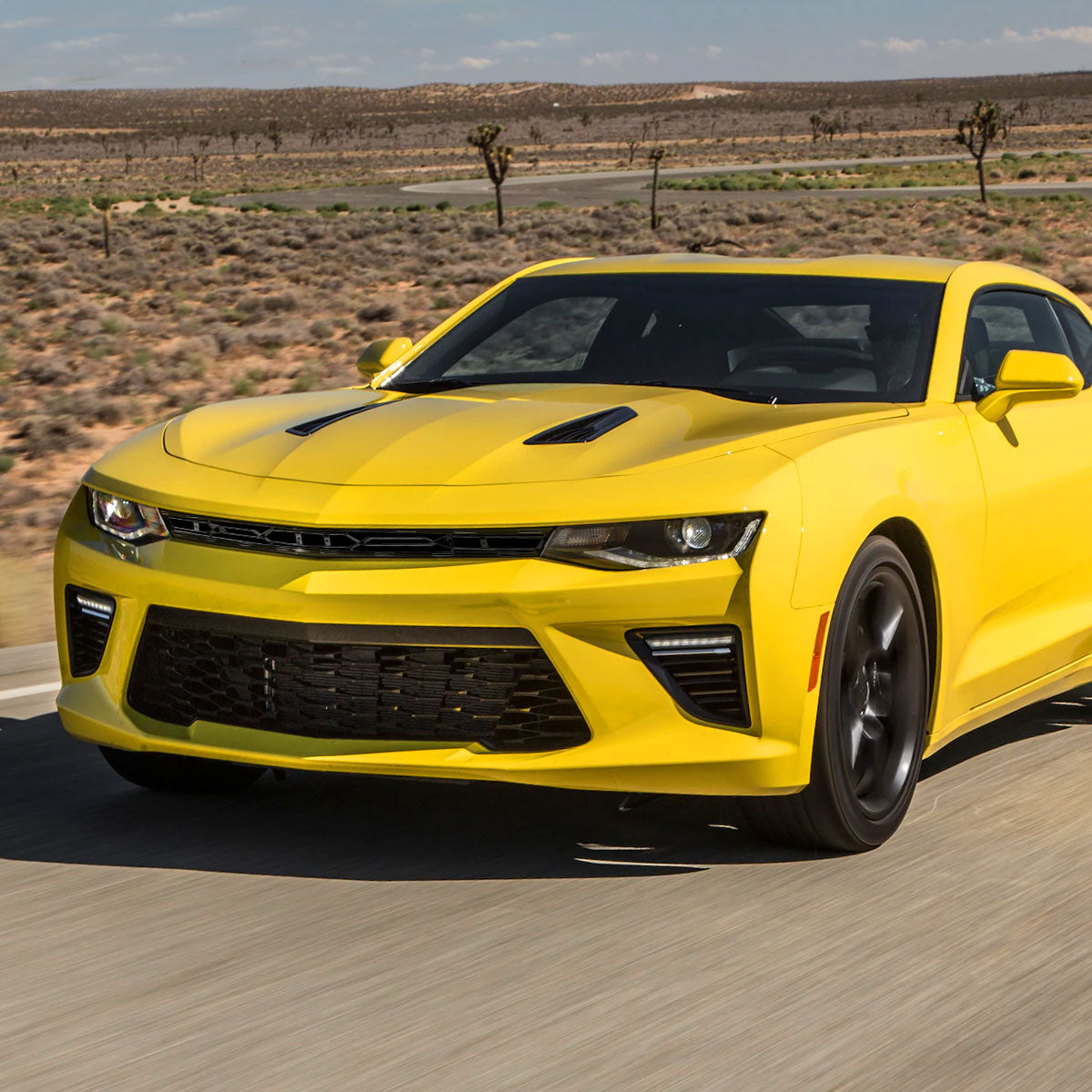 2016-2018 Chevrolet Camaro/2019-2022 Camaro ZL1 Black Front Upper Bumper Hood Grille