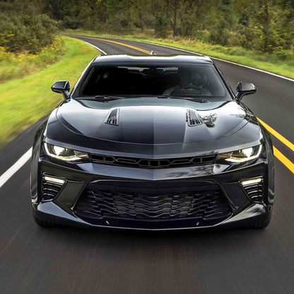 2016-2018 Chevrolet Camaro/2019-2022 Camaro ZL1 Black Front Upper Bumper Hood Grille