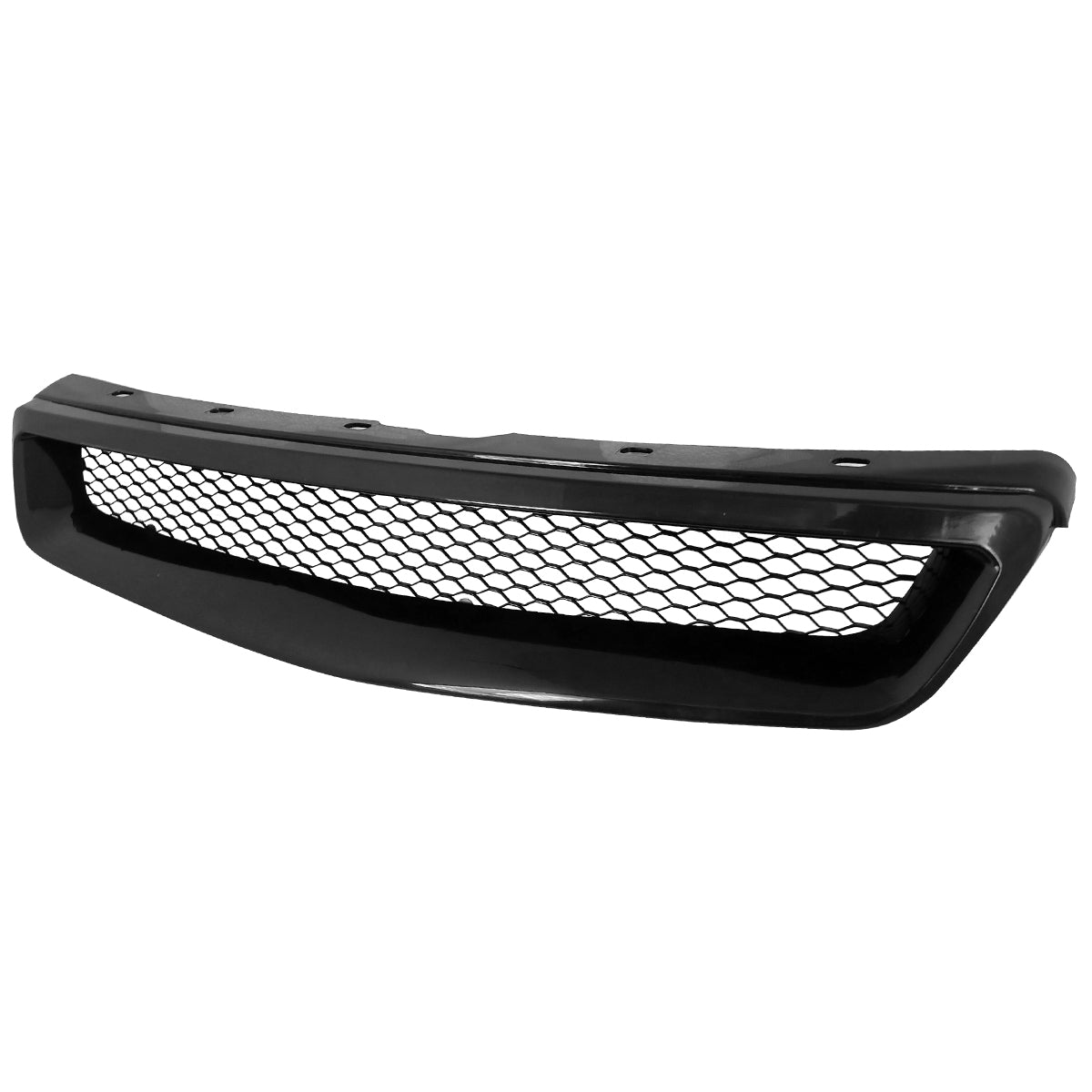 1999-2000 Honda Civic Black ABS Mesh Grille