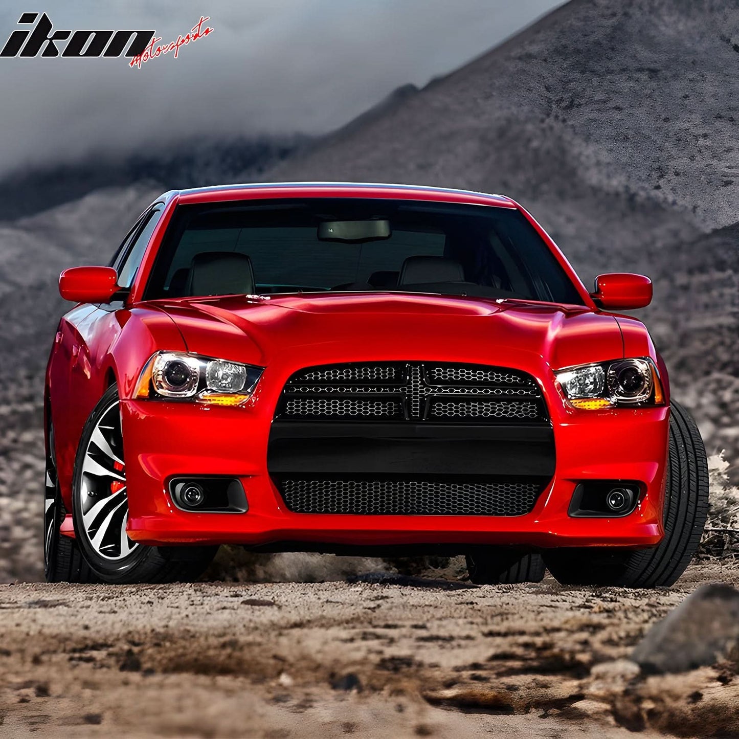 2012-2014 Dodge Charger SRT8 OE Style Front Lower Grille PP W/O ACC