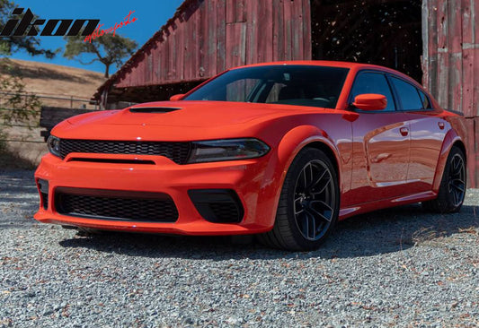 2020-2023 Dodge Charger Widebody OE Style Front Bumper Lower Grilles