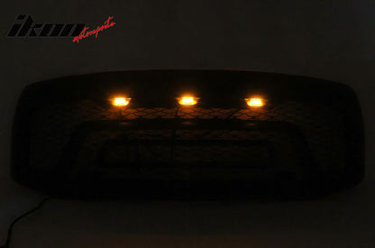2006-2009 Dodge Ram 1500 2500 3500 Black Grille W/Signal Light