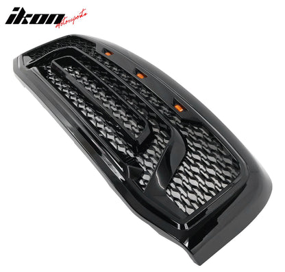 2006-2009 Dodge Ram 1500 2500 3500 Black Grille W/Signal Light