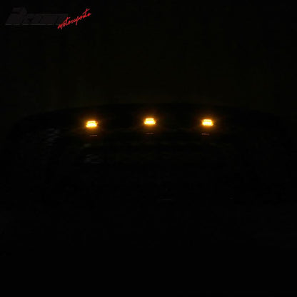 2009-2012 Dodge Ram 1500 Gloss Black Front Upper Grille W/Signal Light