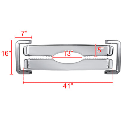2011-2016 Ford F-250/F-350/F-450/F-550 SuperDuty Chrome ABS Grille Overlay