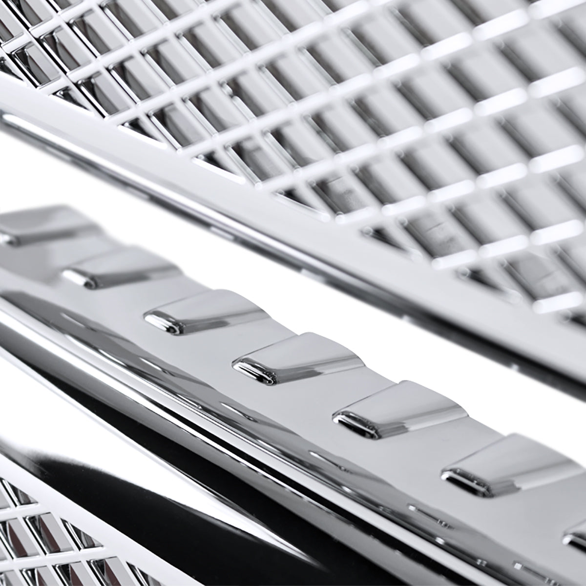 2011-2016 Ford F-250/F-350/F-450/F-550 SuperDuty Platinum Style Chrome ABS Grille Overlay