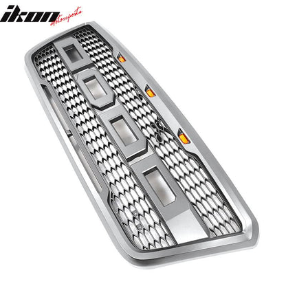 2004-2008 Ford F150 R Style Front Bumper Upper Grille W/ LED Lights