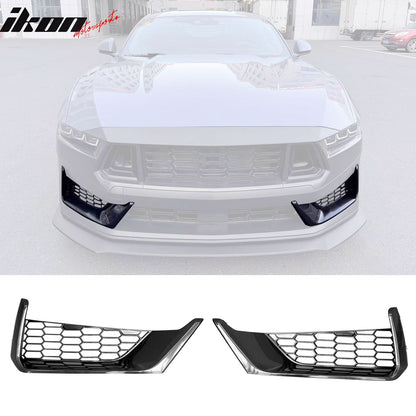2024-2025 Ford Mustang Dark Horse Front Bumper Upper Lower Grilles ABS