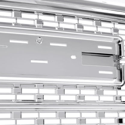 2016-2018 GMC Sierra 1500 Chrome Mesh Denali Style Hood Replacement Grille