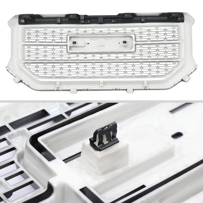 2016-2018 GMC Sierra 1500 Glossy Black Mesh Denali Style Hood Replacement Grille