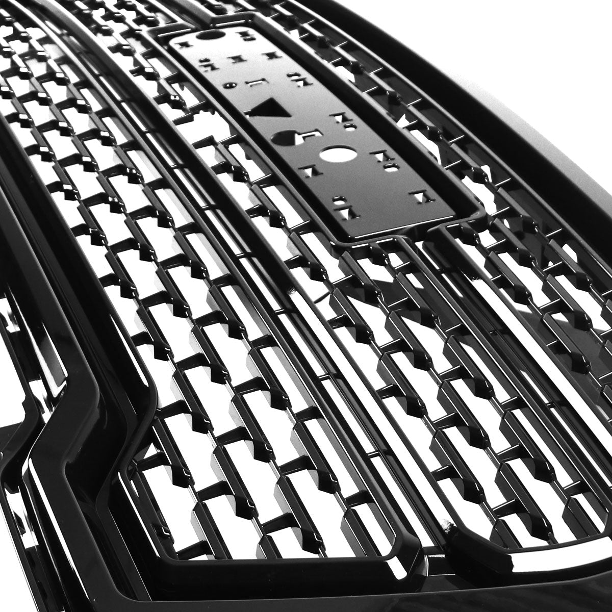 2019-2021 GMC Sierra 1500 Matte Black Denali Style Mesh Front Upper Hood Grille