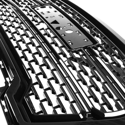 2019-2021 GMC Sierra 1500 Matte Black Denali Style Mesh Front Upper Hood Grille