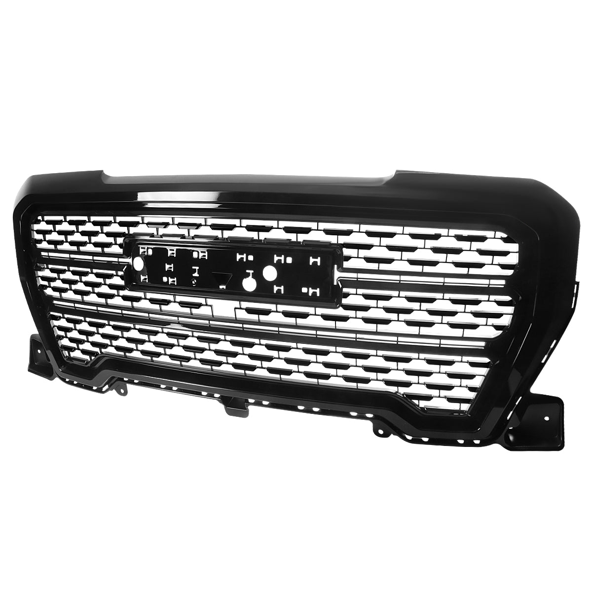 2019-2021 GMC Sierra 1500 Matte Black Denali Style Mesh Front Upper Hood Grille