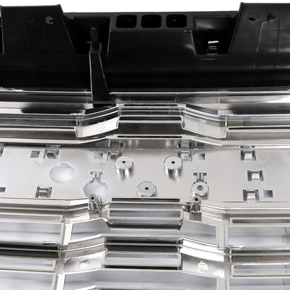 2022-2025 GMC Sierra 1500 Chrome Denali Style Front Upper Mesh Hood Grille