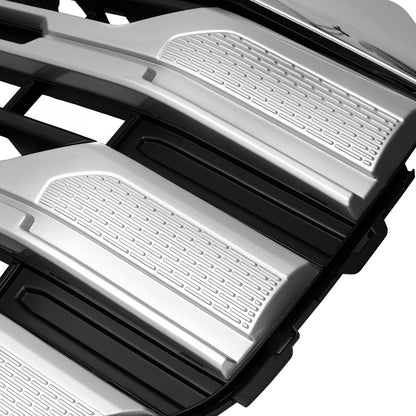 2022-2025 GMC Sierra 1500 Chrome SLE Style Mesh Front Upper Hood Grille