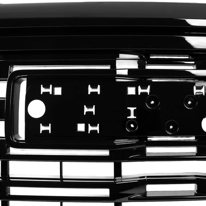 2022-2025 GMC Sierra 1500 Glossy Black Denali Style Front Upper Mesh Hood Grille
