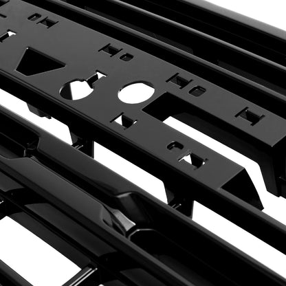 2022-2025 GMC Sierra 1500 Glossy Black SLE Style Mesh Front Upper Hood Grille