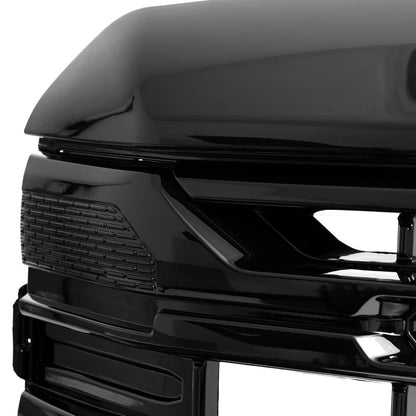 2022-2025 GMC Sierra 1500 Glossy Black SLE Style Mesh Front Upper Hood Grille