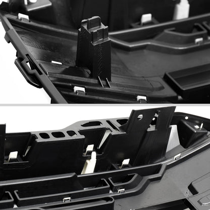 2022-2025 GMC Sierra 1500 Glossy Black SLE Style Mesh Front Upper Hood Grille