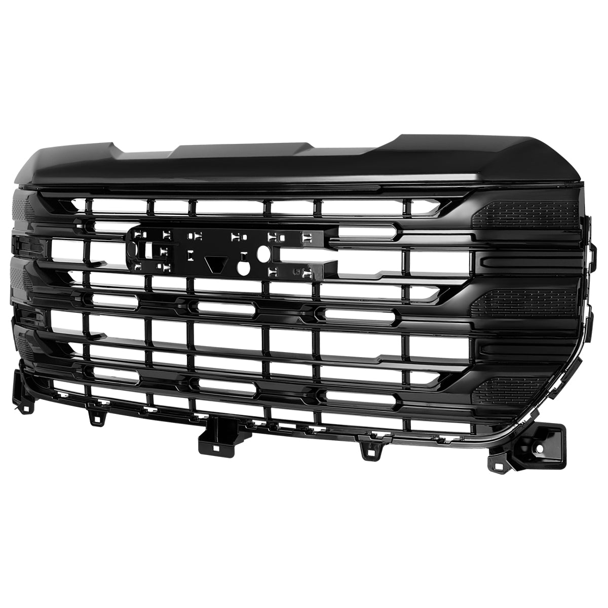 2022-2025 GMC Sierra 1500 Glossy Black SLE Style Mesh Front Upper Hood Grille
