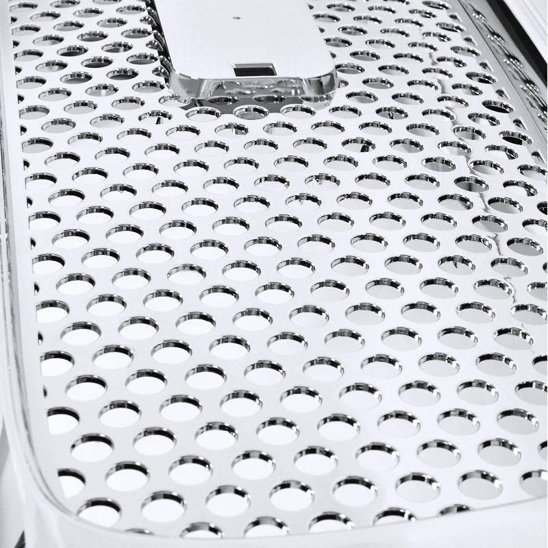 1999-2002 GMC Sierra 1500 2500LD/ 2000-2006 Yukon + XL Chrome ABS Round Hole Mesh Grille