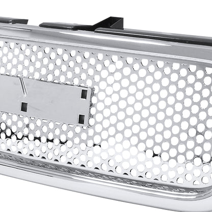 1999-2002 GMC Sierra 1500 2500LD/ 2000-2006 Yukon + XL Chrome ABS Round Hole Mesh Grille